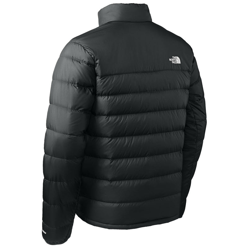 The North Face Black Chest Zip Stand Collar Puffer Jacket