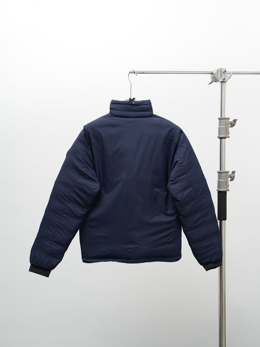 Canada Goose Navy Blue Chest Zip Stand Collar Puffer Jacket