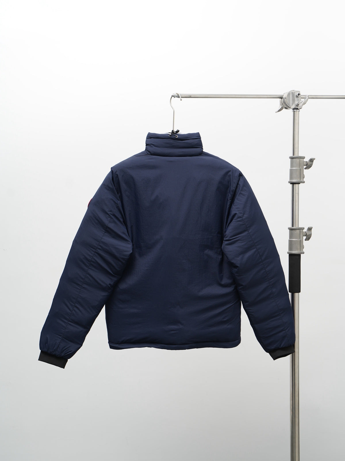 Canada Goose Navy Blue Chest Zip Stand Collar Puffer Jacket