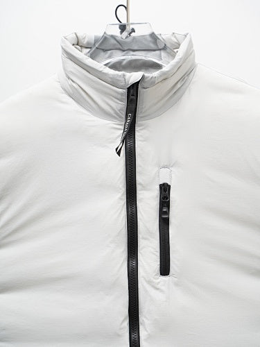 Canada Goose White Chest Zip Stand Collar Puffer Jacket