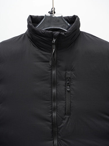 Canada Goose Black Chest Zip Stand Collar Puffer Jacket