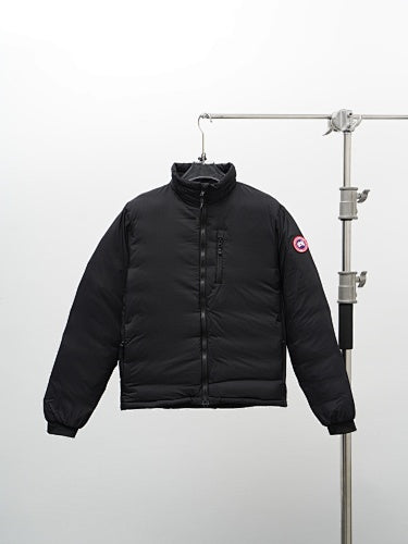 Canada Goose Black Chest Zip Stand Collar Puffer Jacket