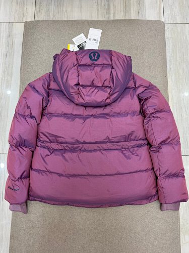 lululemon Mauve Purple Hooded Puffer Jacket