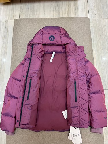 lululemon Mauve Purple Hooded Puffer Jacket
