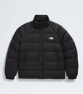 The North Face Black Stand Collar Quilted Puffer Jacket