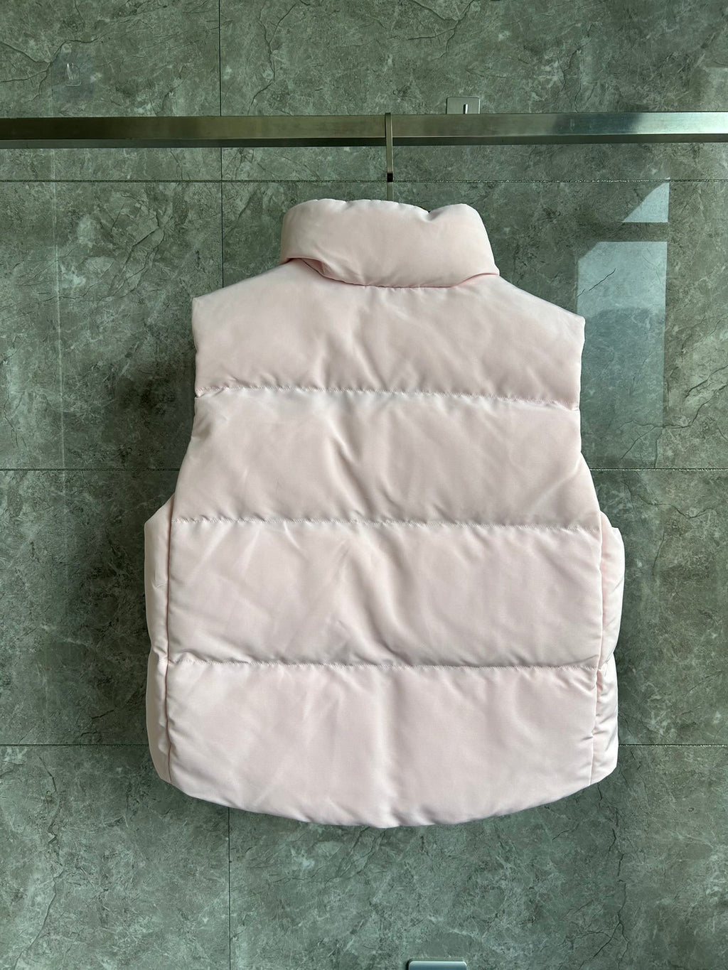 Canada Goose Pale Pink Black Badge Quilted Puffer Vest