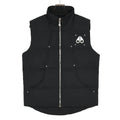 Moose Knuckles Black Studded Logo Puffer Vest