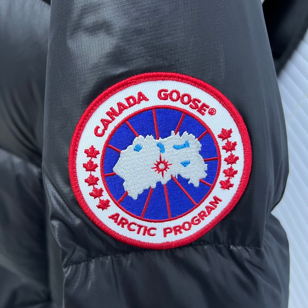 Canada Goose Black Classic Badge Hooded Puffer Jacket