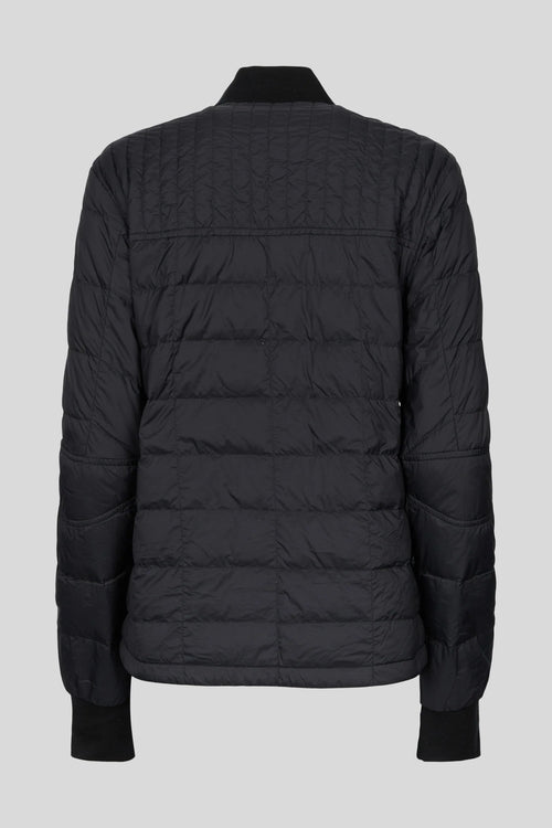 Canada Goose Black Mixed-Quilt Stand Collar Jacket
